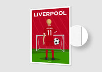 Affiche Football Liverpool Personnalisée