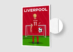 Affiche Football Liverpool Personnalisée