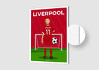 Affiche Football Liverpool Personnalisée