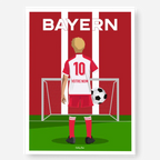 Affiche Football Bayern Personnalisée