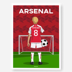 Affiche Football Arsenal Personnalisée