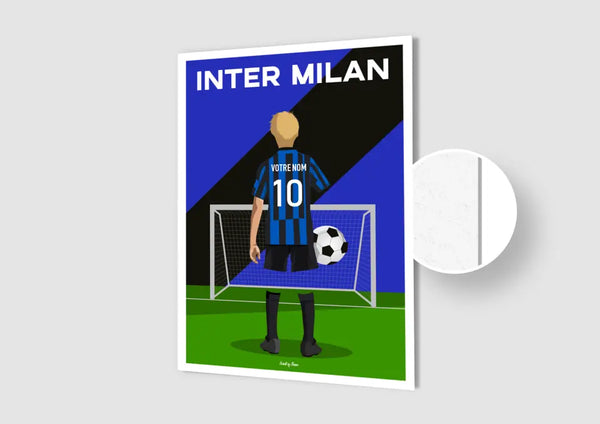 Affiche Football Inter Milan Personnalisée