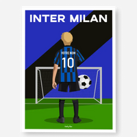 Affiche Football Inter Milan Personnalisée