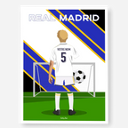 Affiche Football Real Madrid Personnalisée