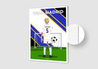Affiche Football Real Madrid Personnalisée