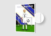 Affiche Football Real Madrid Personnalisée