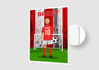 Affiche Football Enfant Personnalisée - Brest