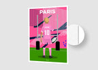Affiche Rugby Enfant Personnalisée - Paris