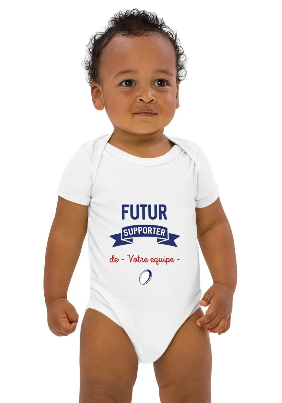 Futur supporter Rugby - Body bébé Personnalisable