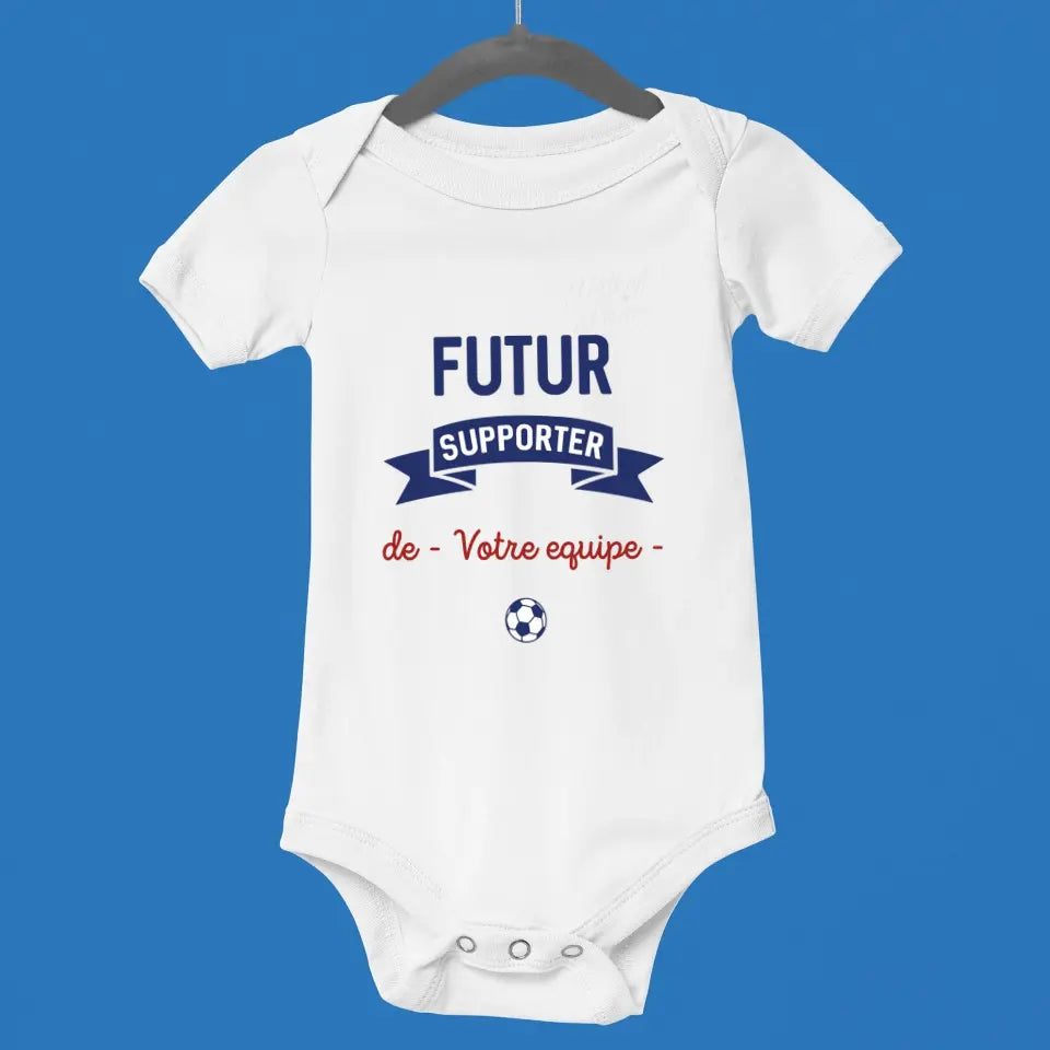 Futur supporter Foot - Body bébé Personnalisable