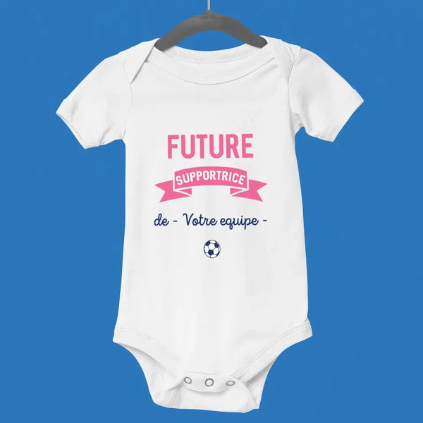 Body Bébé Manches Courtes – Futur Rugbyman, Passion Rugby, 100% Coton Bio Imprimé En France