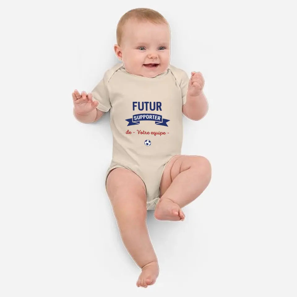 Futur supporter Foot - Body bébé Personnalisable