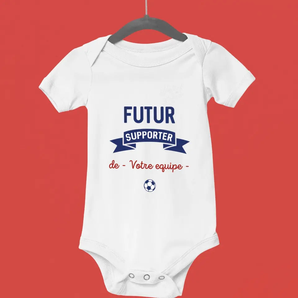 Futur supporter Foot - Body bébé Personnalisable