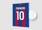 Affiche Football Personnalisée - Maillot Barcelone