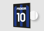 Affiche Football Personnalisée - Maillot Inter Milan