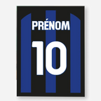 Affiche Football Personnalisée - Maillot Inter Milan