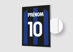 Affiche Football Personnalisée - Maillot Inter Milan