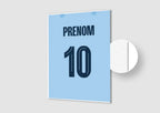 Affiche Football Personnalisée - Maillot Manchester City