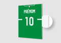 Affiche Football Personnalisée - Maillot Saint-Etienne