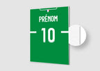 Affiche Football Personnalisée - Maillot Saint-Etienne