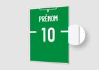 Affiche Football Personnalisée - Maillot Saint-Etienne
