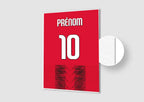 Affiche Football Personnalisée - Maillot Milan AC