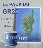 Lot GR20 Affiche + Mug