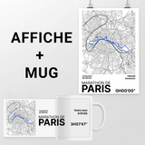 Lot  Marathon de Paris - Affiche + Mug