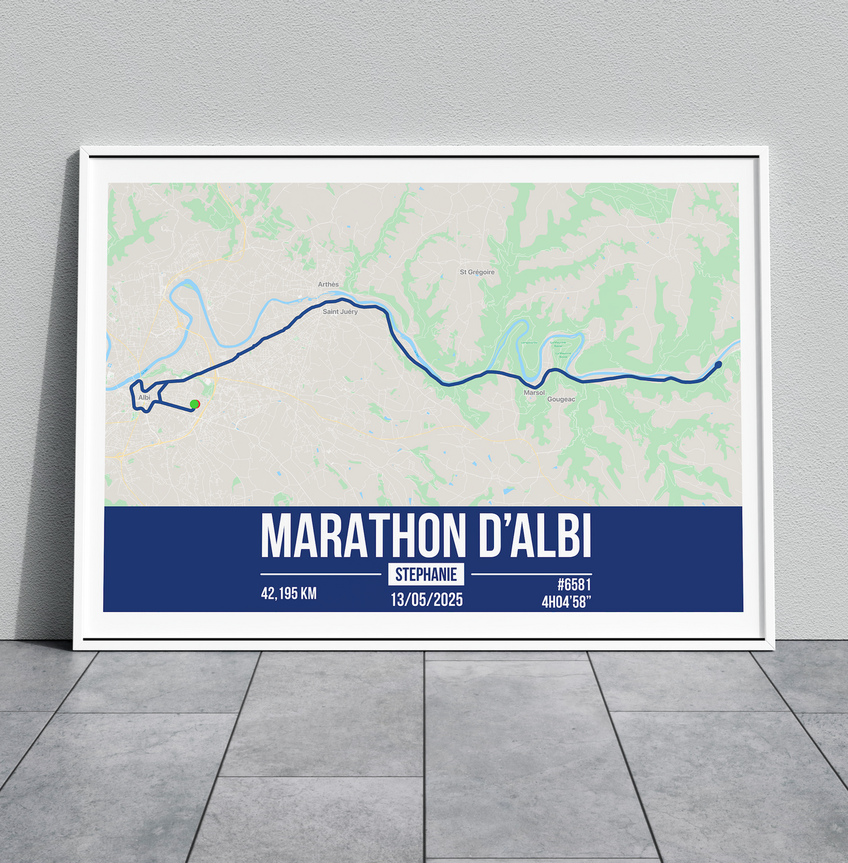 Poster Personnalisé Marathon d'Albi