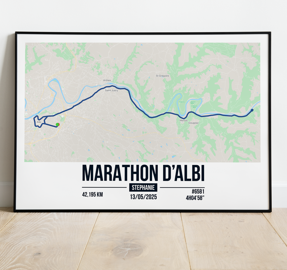 Poster Personnalisé Marathon d'Albi