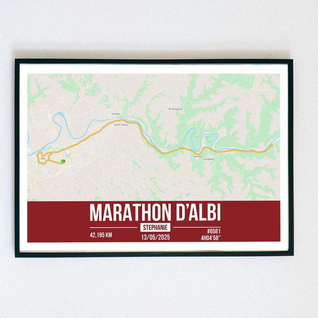 Poster Personnalisé Marathon d'Albi