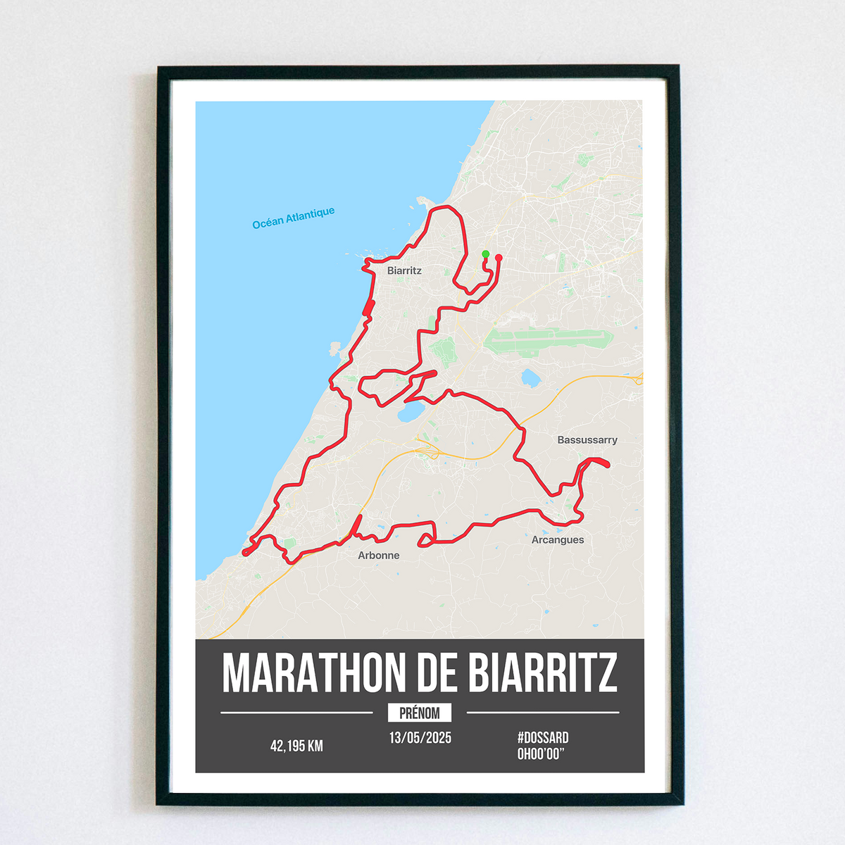 Poster Marathon de Biarritz