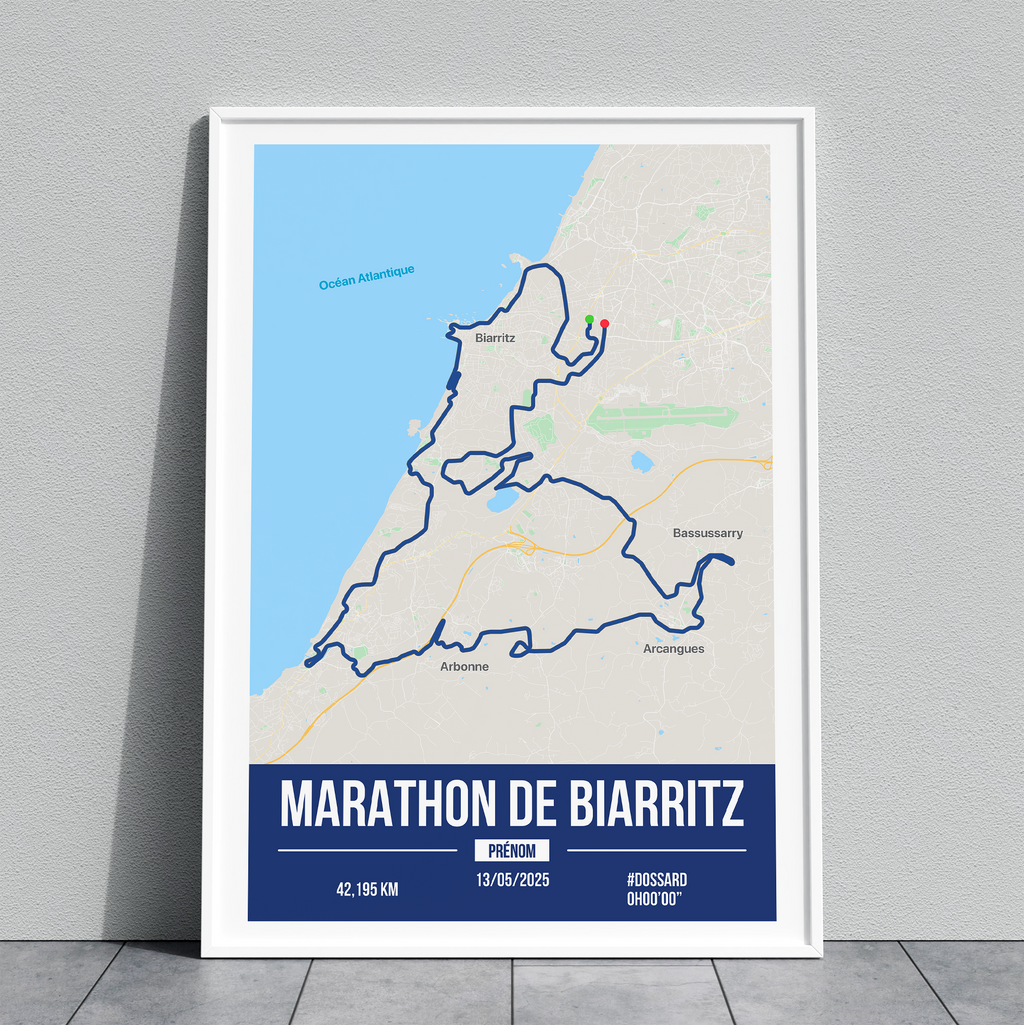 Poster Marathon de Biarritz