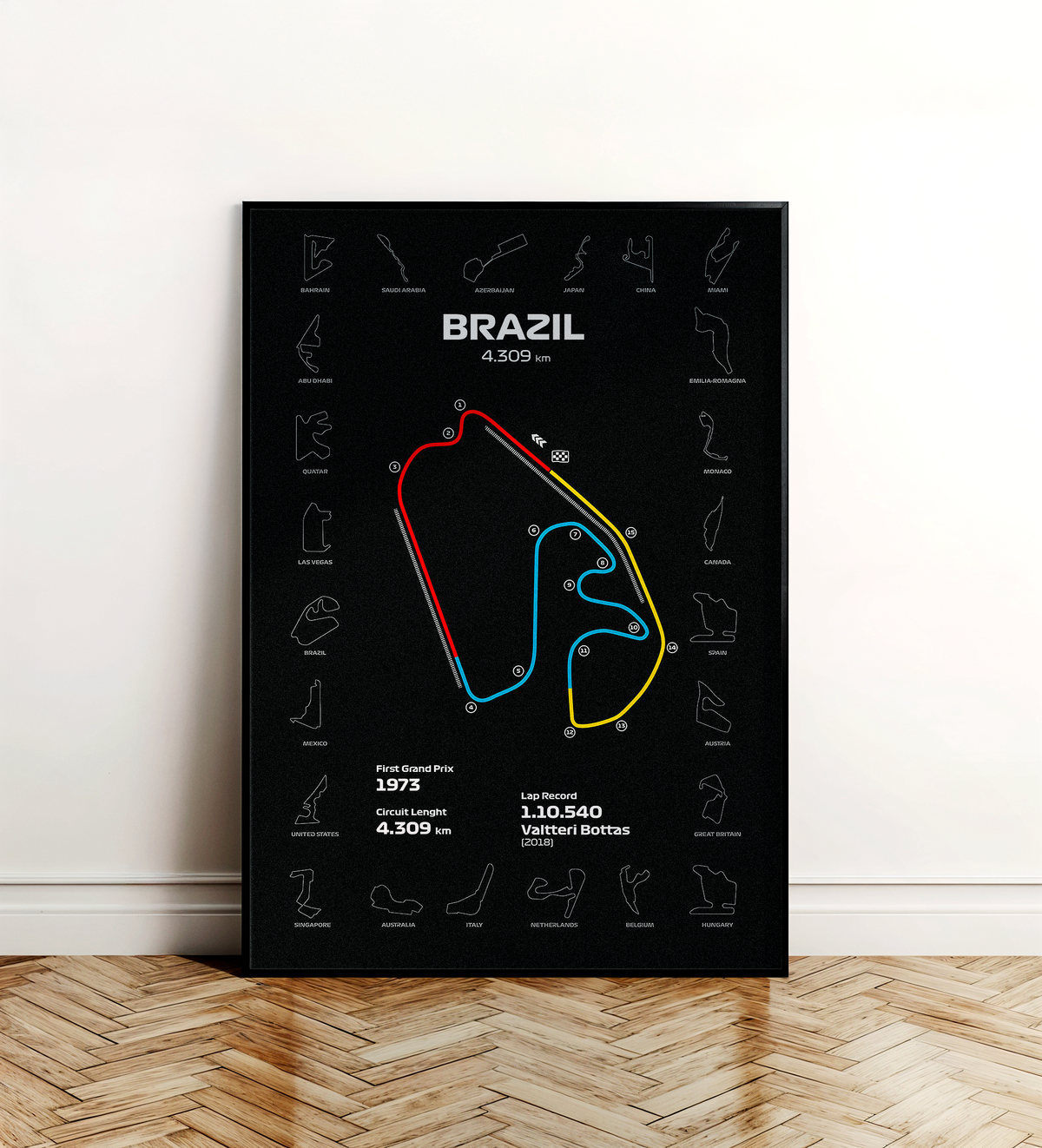 Poster BRAZIL CIRCUIT