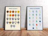 🇫🇷 Pack Posters Coupe du Monde – Vainqueurs & Ballons Officiels