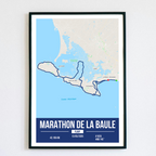 Poster Personnalisé Marathon de La Baule