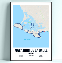 Poster Personnalisé Marathon de La Baule