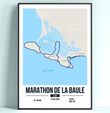Poster Personnalisé Marathon de La Baule