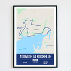 Poster Personnalisé 10 km de La Rochelle
