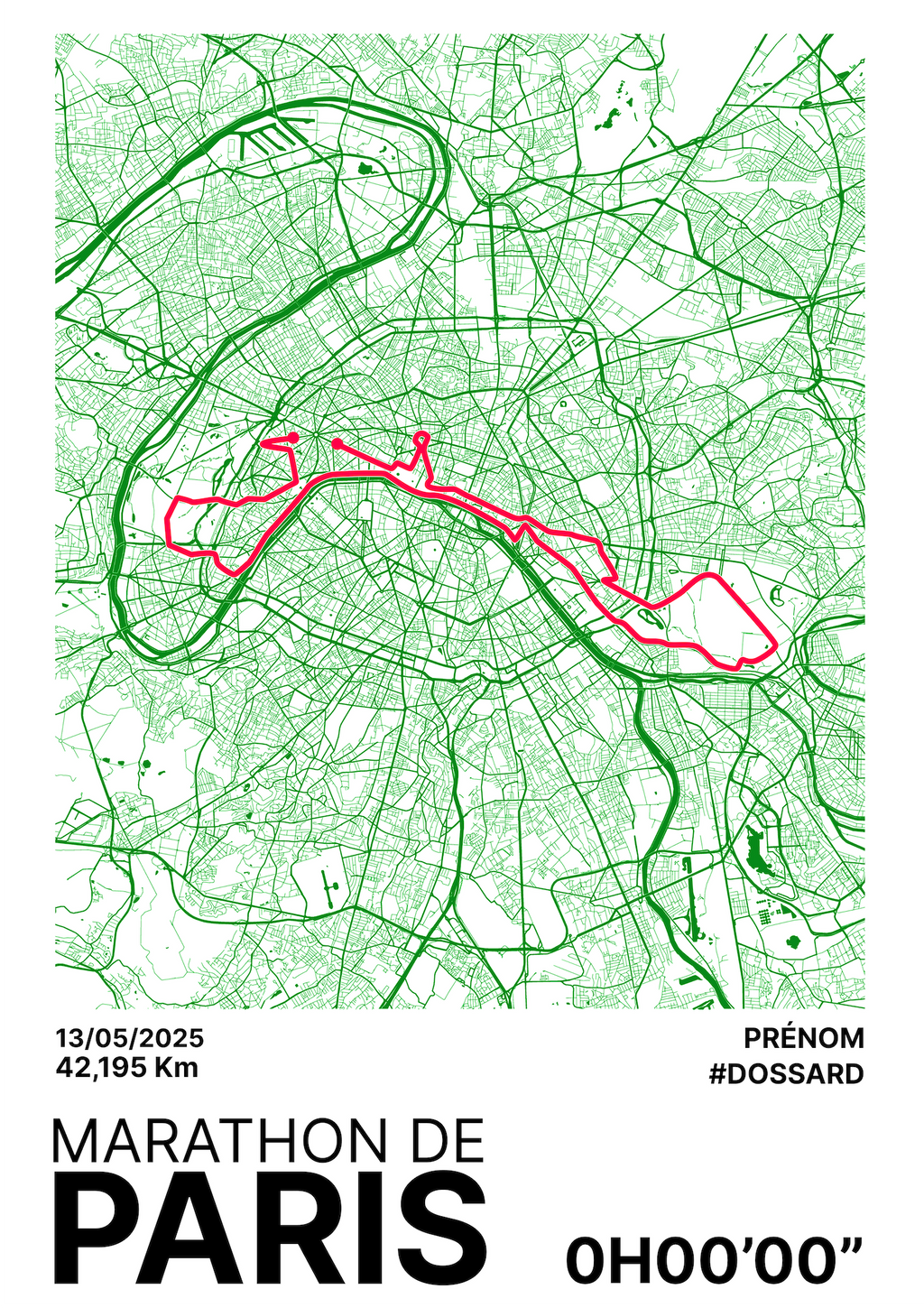 Marathon Paris - Nouveau Design