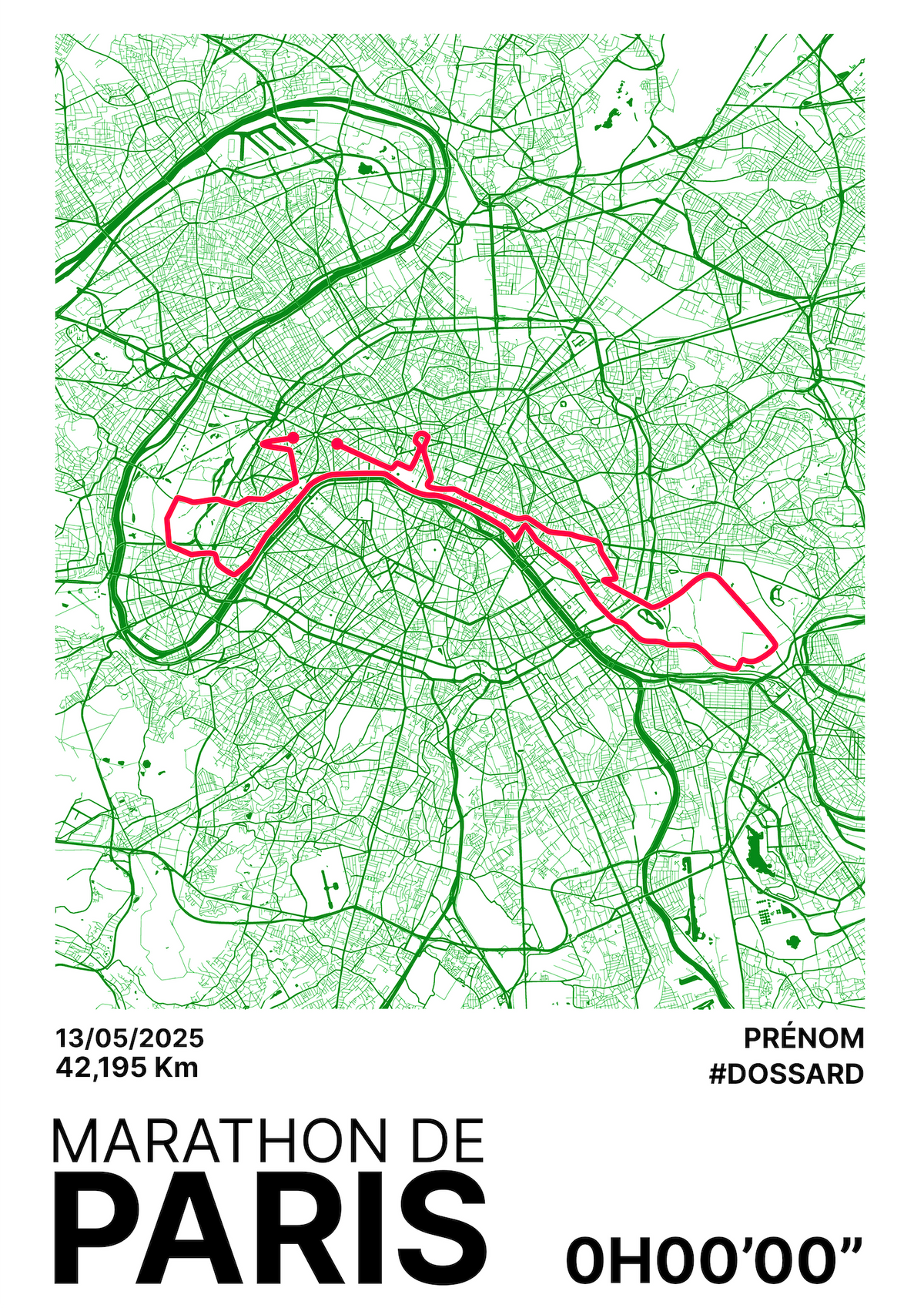 Marathon Paris - Nouveau Design