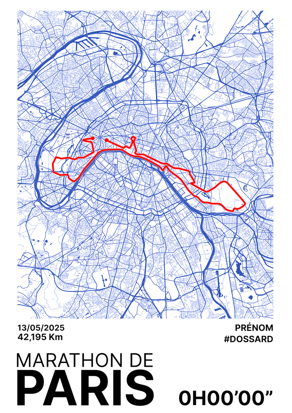 Marathon Paris - Nouveau Design