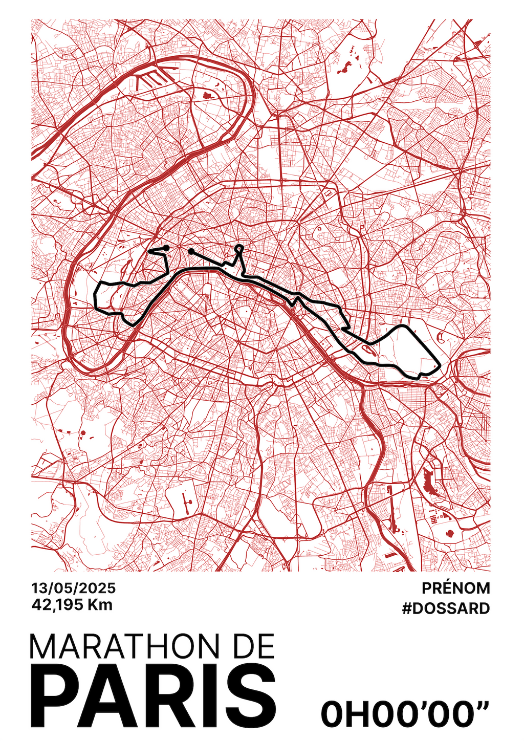 Marathon Paris - Nouveau Design