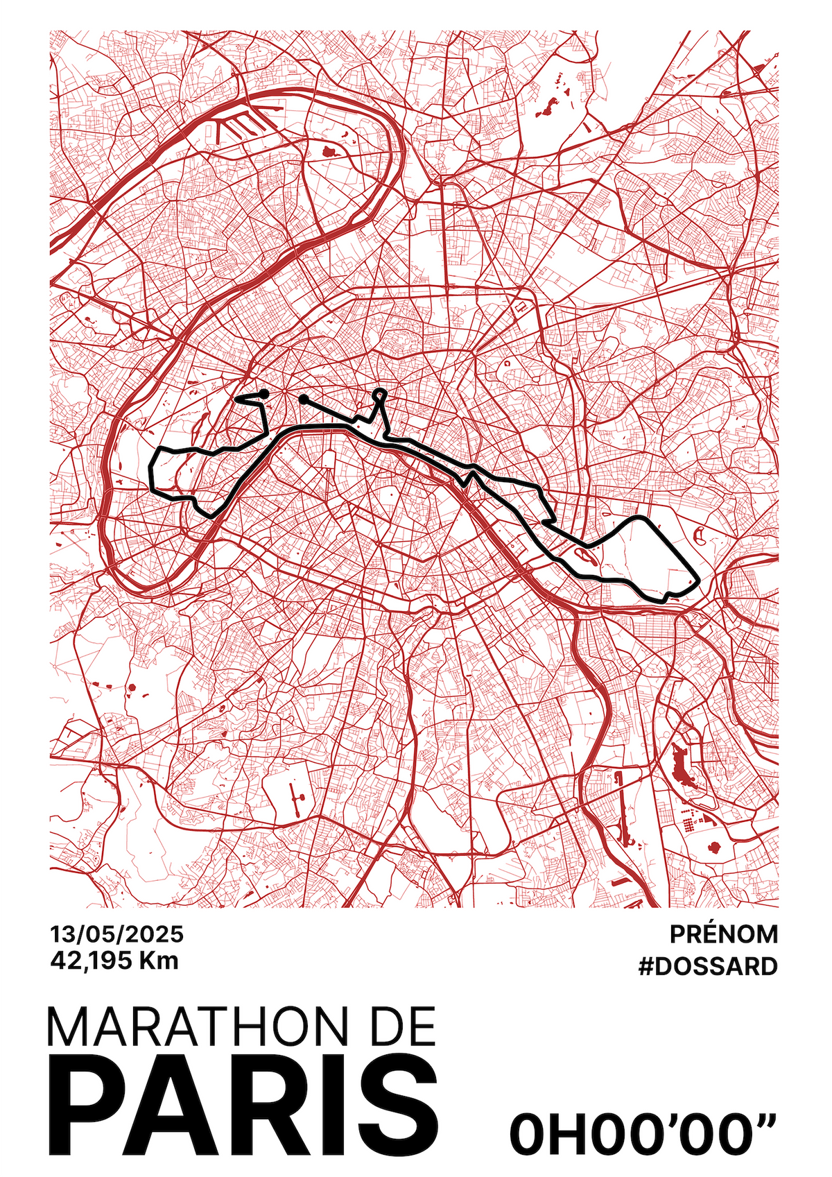 Marathon Paris - Nouveau Design