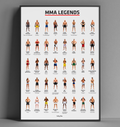 Poster Légendes du MMA – Les Plus Grands Combattants de l’Histoire