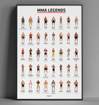 Poster Légendes du MMA – Les Plus Grands Combattants de l’Histoire