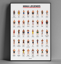 Poster Légendes du MMA – Les Plus Grands Combattants de l’Histoire