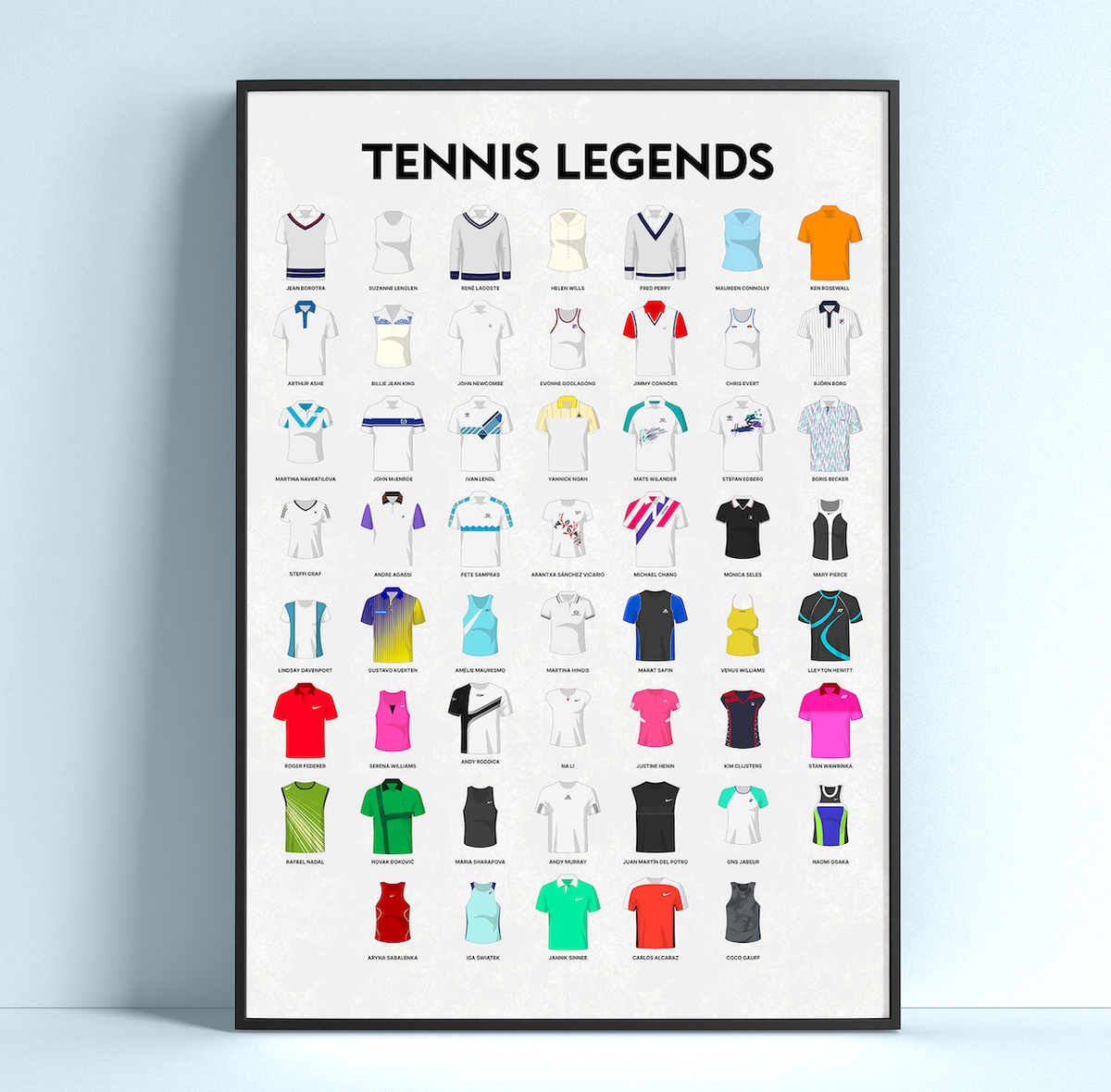 Affiche Tennis Legends