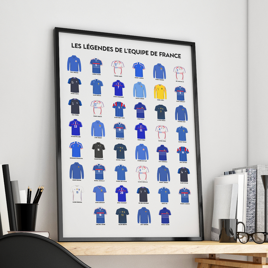 Poster FRENCH TEAM LEGENDS - LES LÉGENDES DE L'EQUIPE DE FRANCE en affiche
