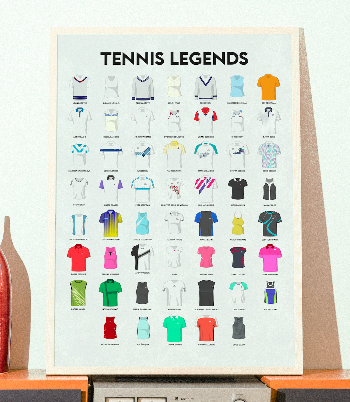 Affiche Tennis Legends